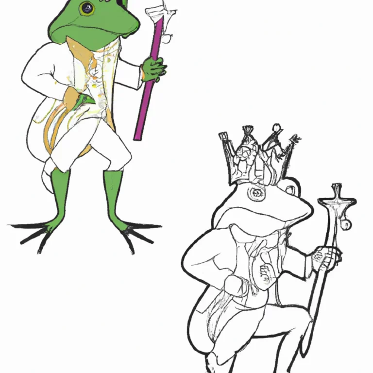 desenhos decidido principe sapo imprimir colorir