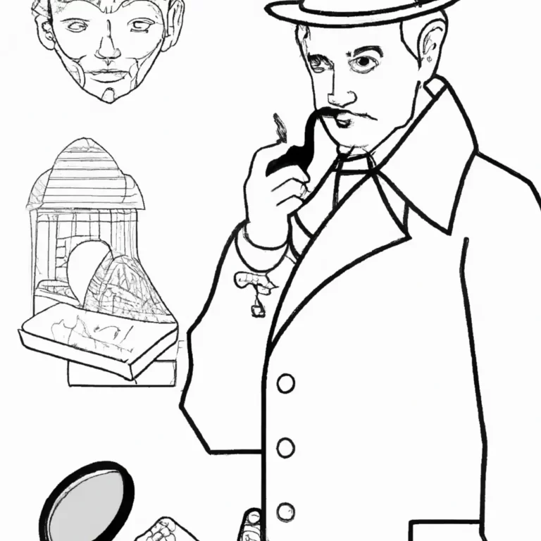 desenhos sherlock holmes imprimir colorir