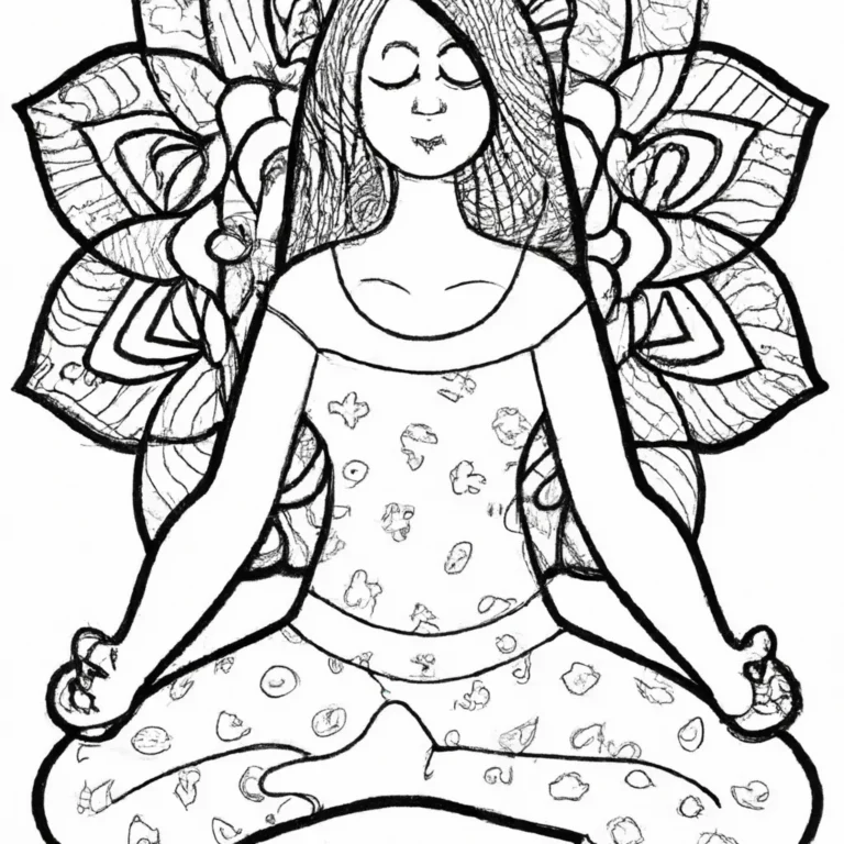 desenhos elementos yoga imprimir colorir