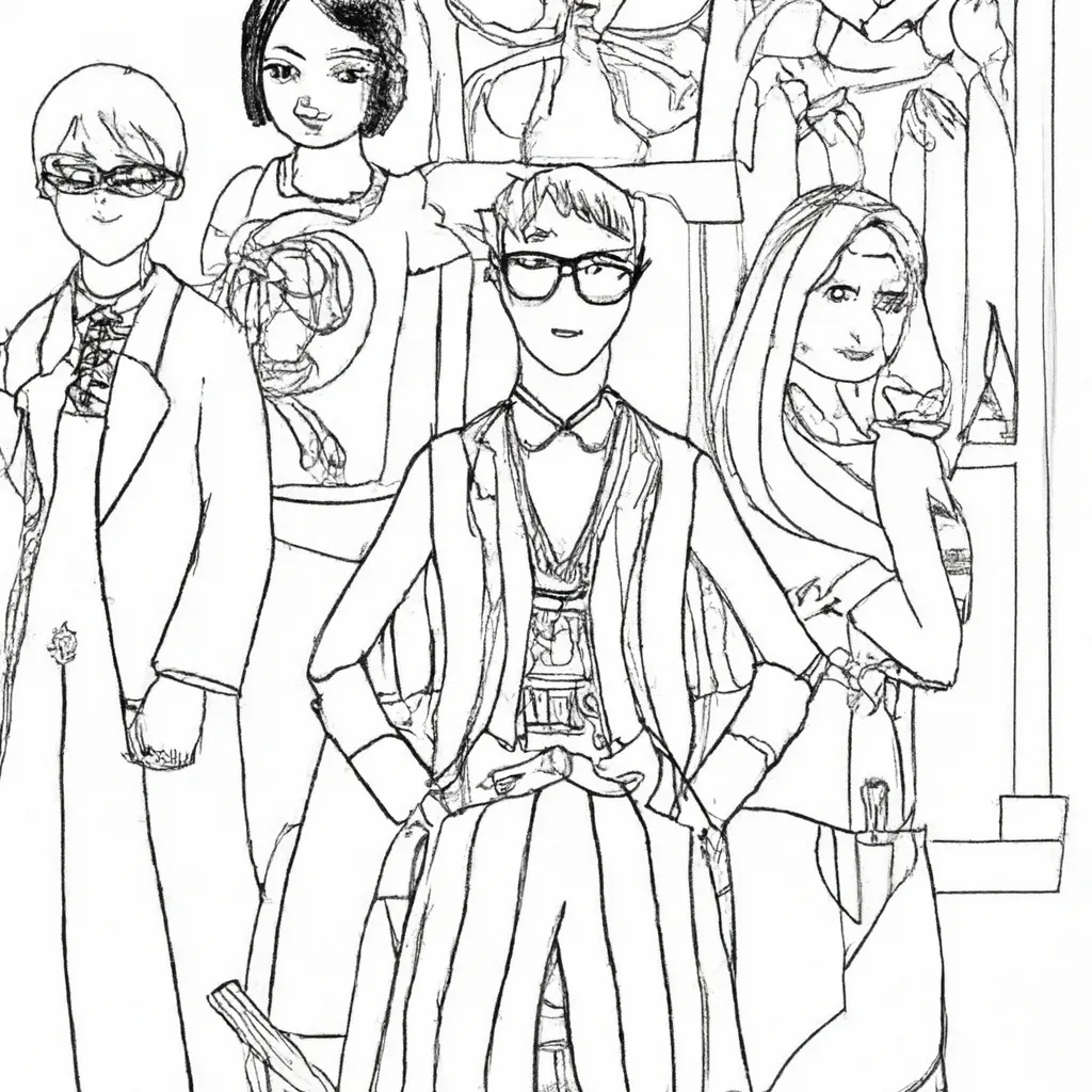 Desenhos De Personagens De Harry Potter Para Imprimir E Colorir