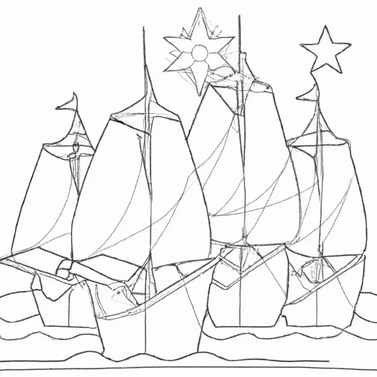 desenhos barcos vela imprimir colorir