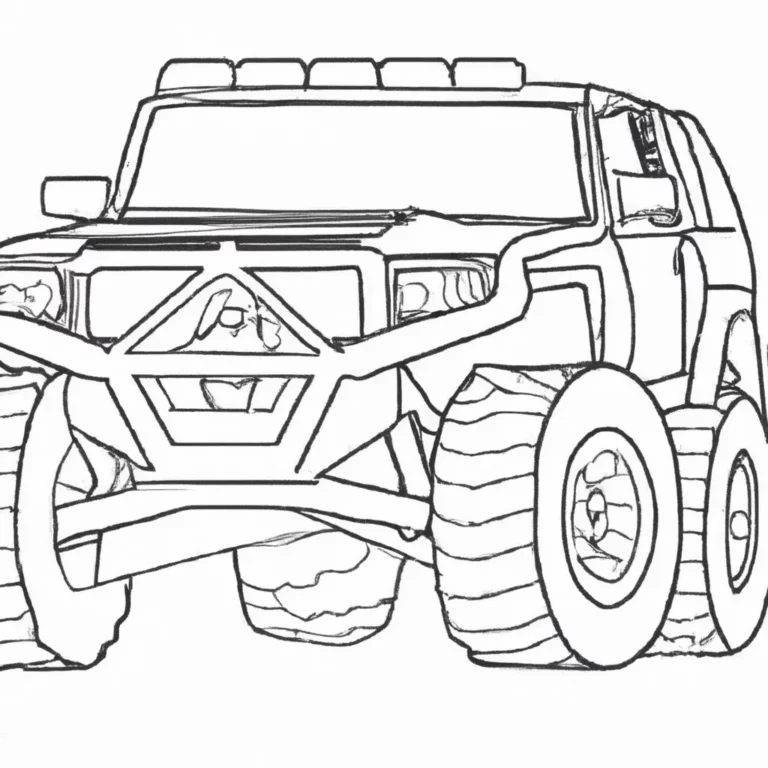 desenhos veiculos off road imprimir colorir