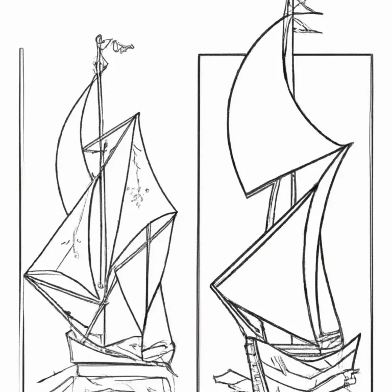 desenhos barcos vela regatas imprimir colorir