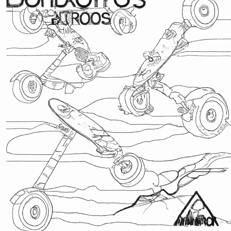 desenhos patinetes off road imprimir colorir