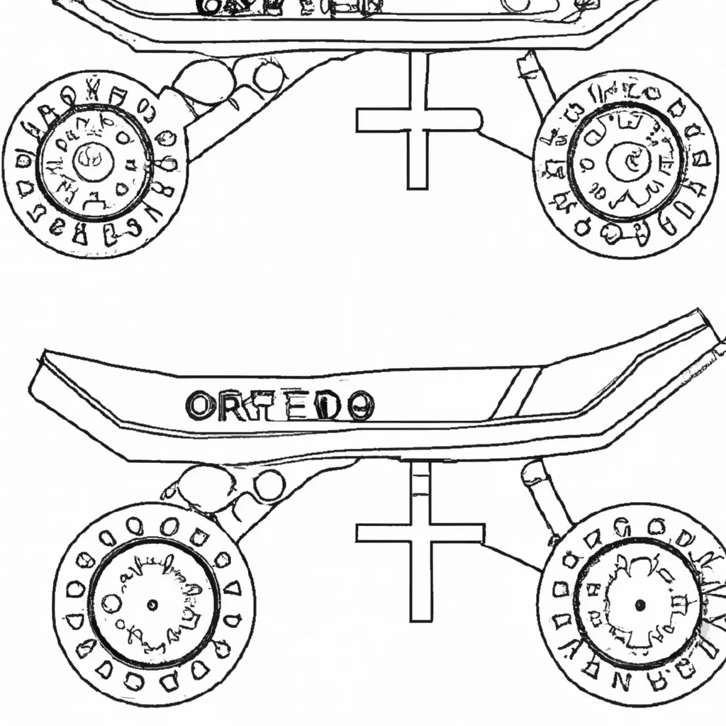 desenhos patinetes off road imprimir colorir 11