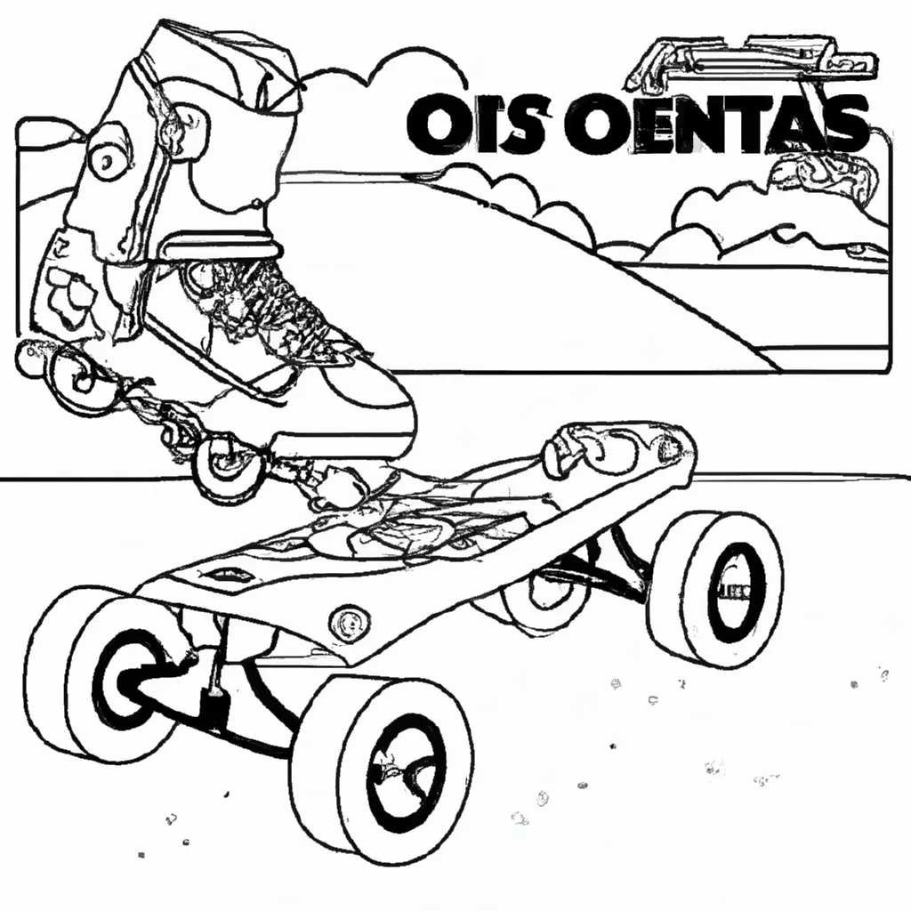 desenhos patinetes off road imprimir colorir 13