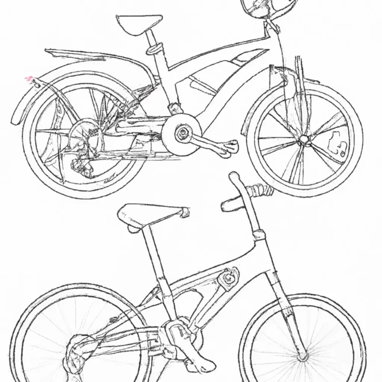 desenhos bicicletas eletricas imprimir colorir