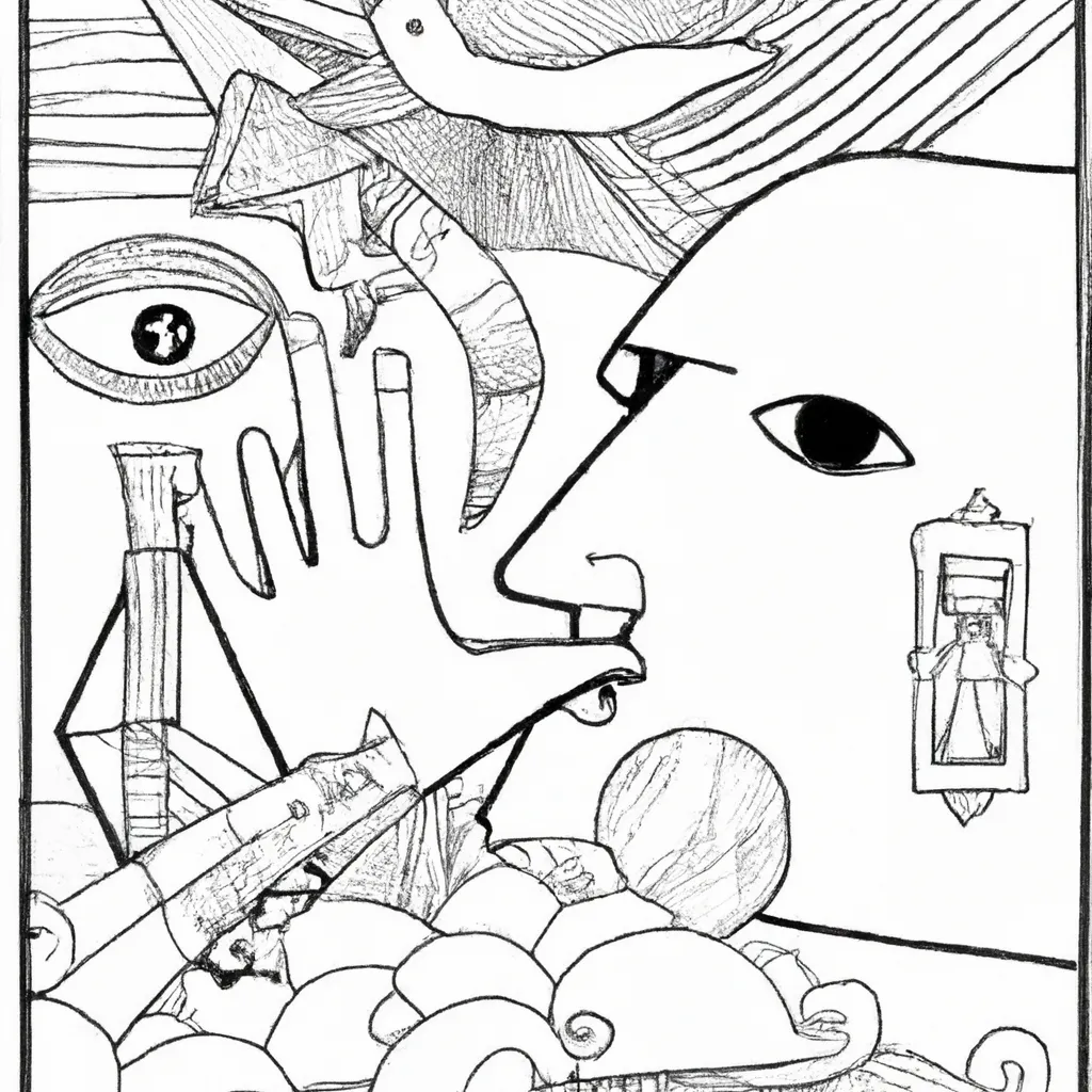 magia surrealismo obras max ernst colorir 13