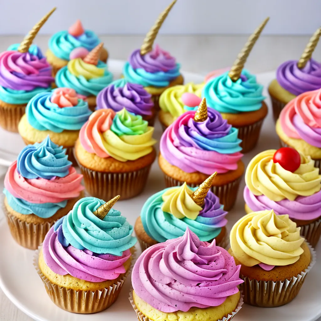 Cupcakes de Unicórnio: Aprenda a Criar a Fantasia Perfeita - 🧁 Cupcakeria