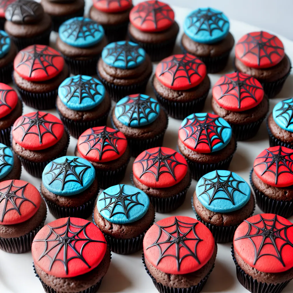 Cupcakes Decorados para Festa do Homem Aranha: Herói em Forma de Doce ...