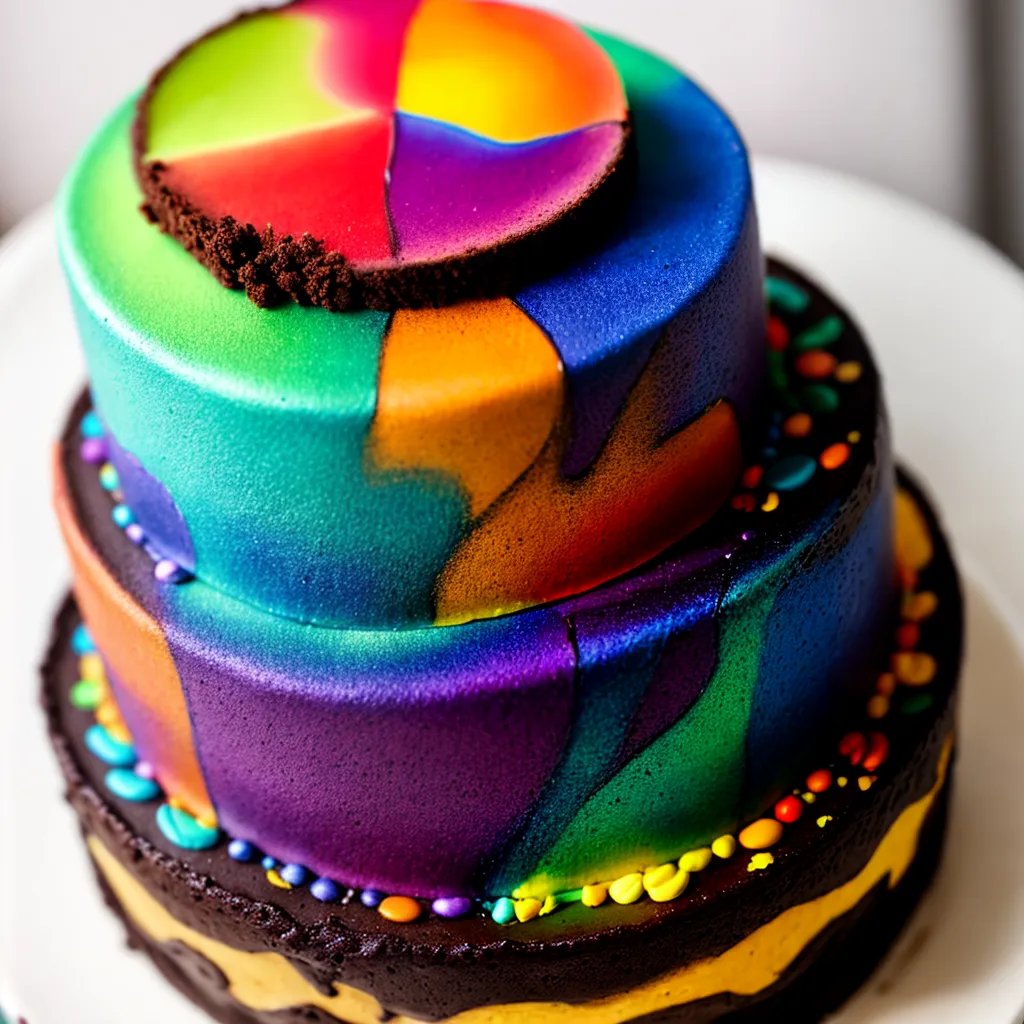 Bolos Pintados à Mão: Obras de Arte Comestíveis! - 🧁 Cupcakeria