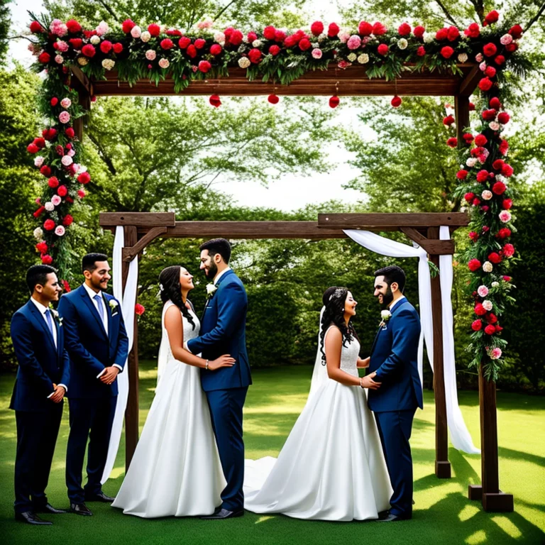 Fotos casamento judaico chuppah familia amigos scaled