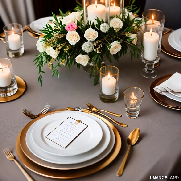 Fotos mesa casamento flores velas amor scaled