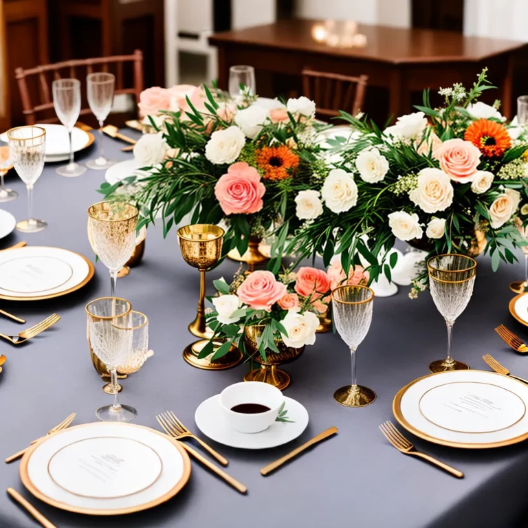 Fotos casamento mesa elegante flores convidados scaled