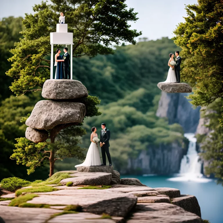 Fotos bolo casamento noivos flores anel scaled
