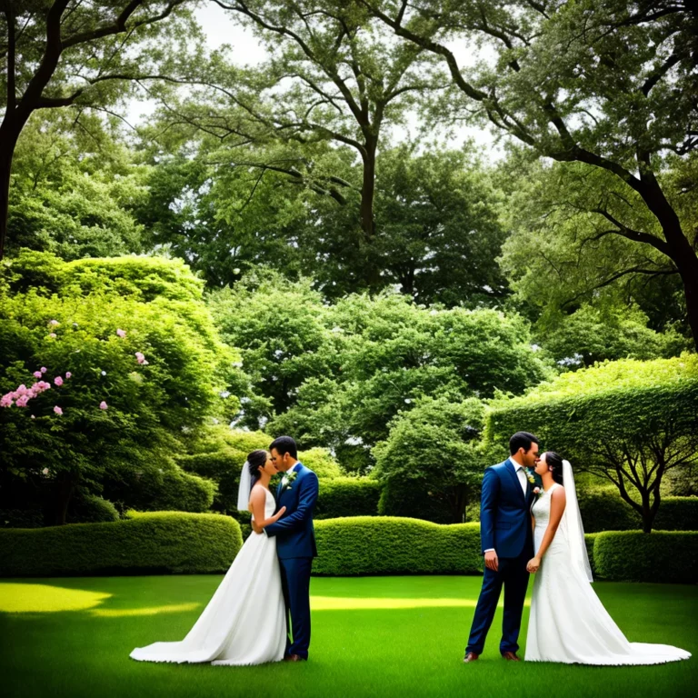 Fotos casamento jardim flores luzes amor scaled