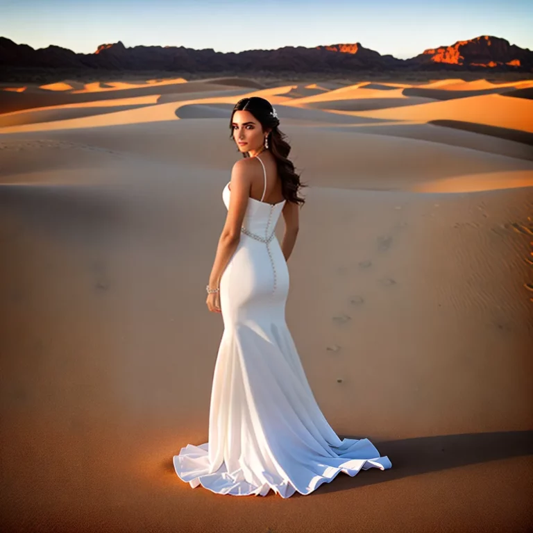 Fotos noiva deserto por do sol camelo scaled