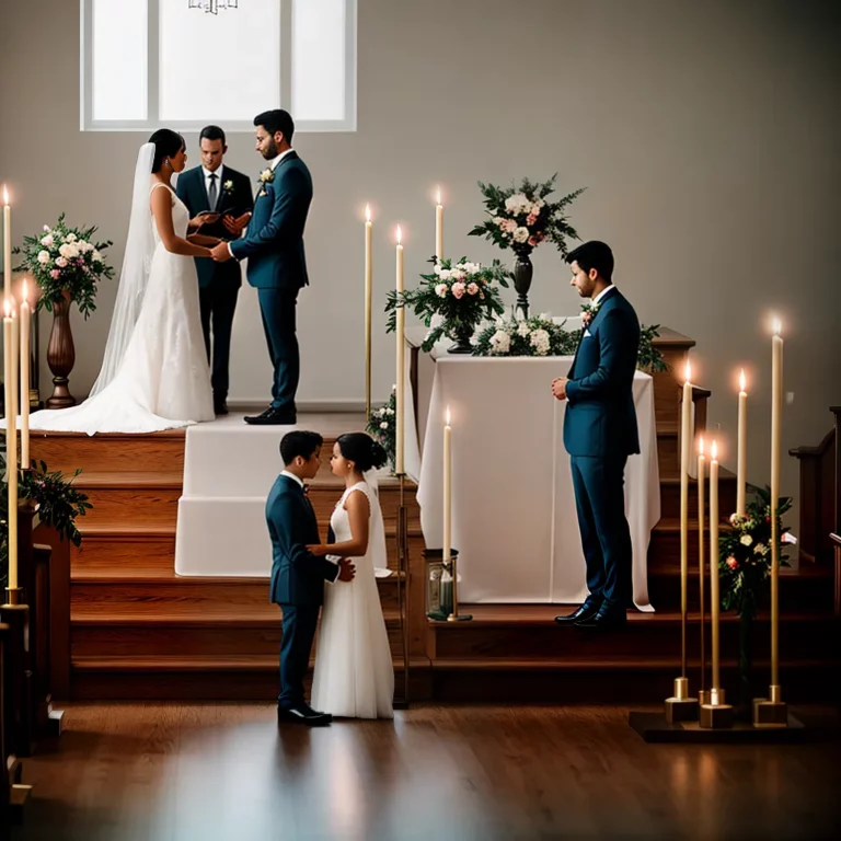Fotos casamento intimo noivos altar scaled