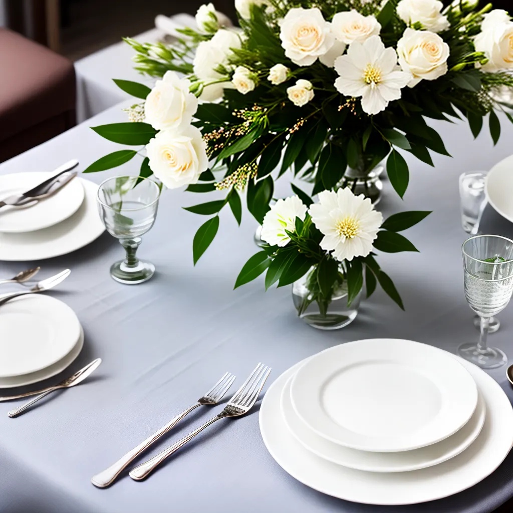 Fotos mesa casamento simples elegante flor
