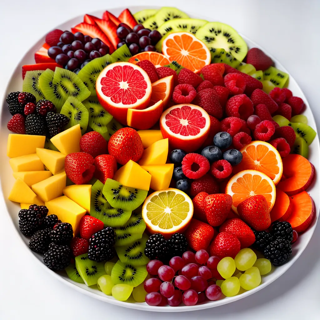 Fotos frutas coloridas platter casamento