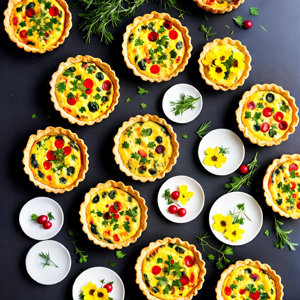 Fotos quiches miniatura casamento elegante Fotos quiches miniatura casamento elegante