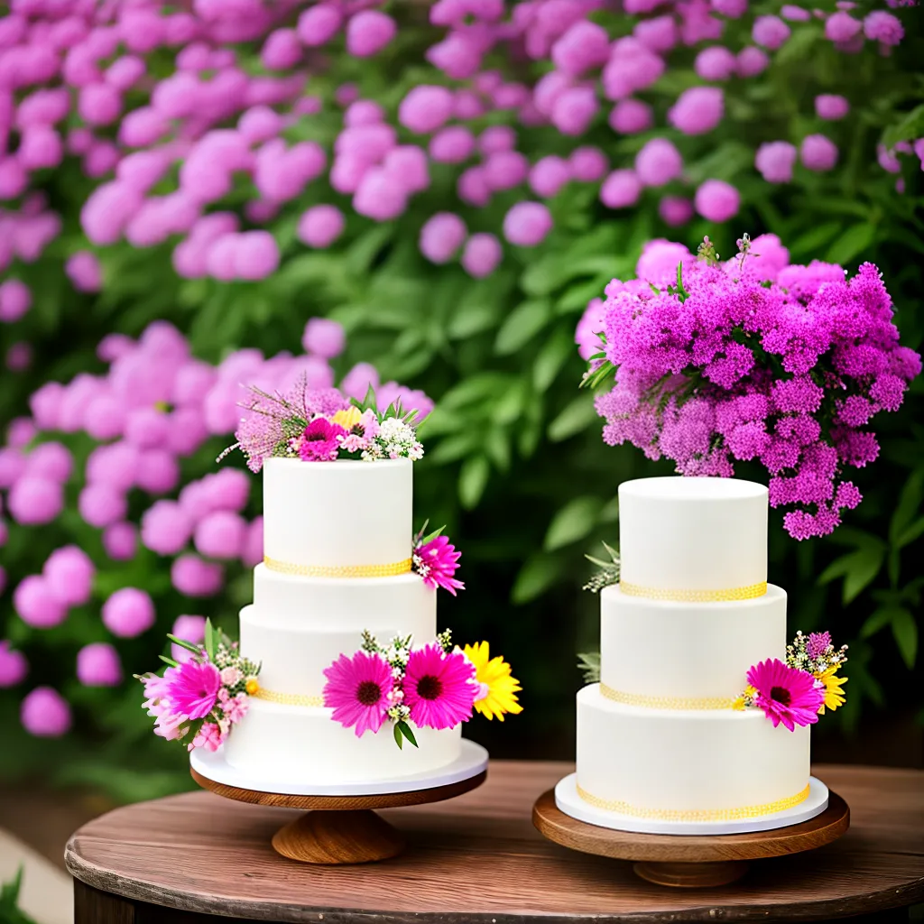 Fotos bolo casamento jardim flores primavera