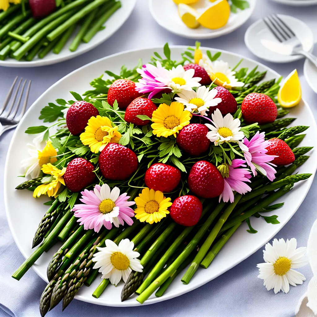 Fotos mesa casamento primavera flores comida