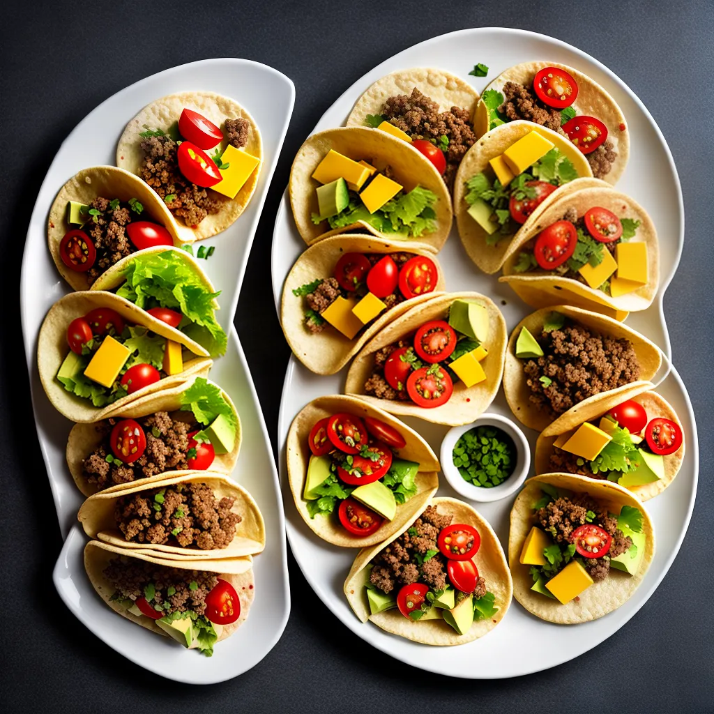 Fotos tacos mini festa casamento creme