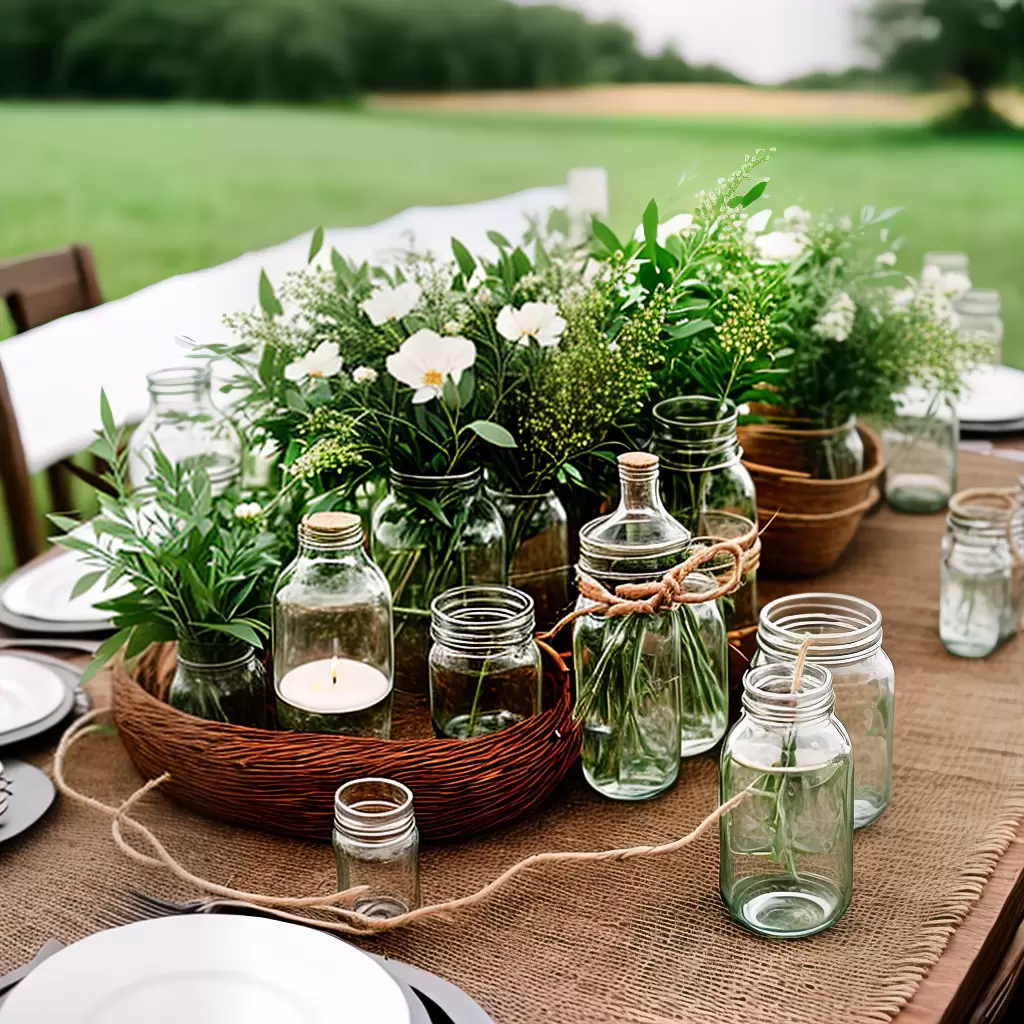 Dicas para criar uma decoração de casamento com garrafas de vidro