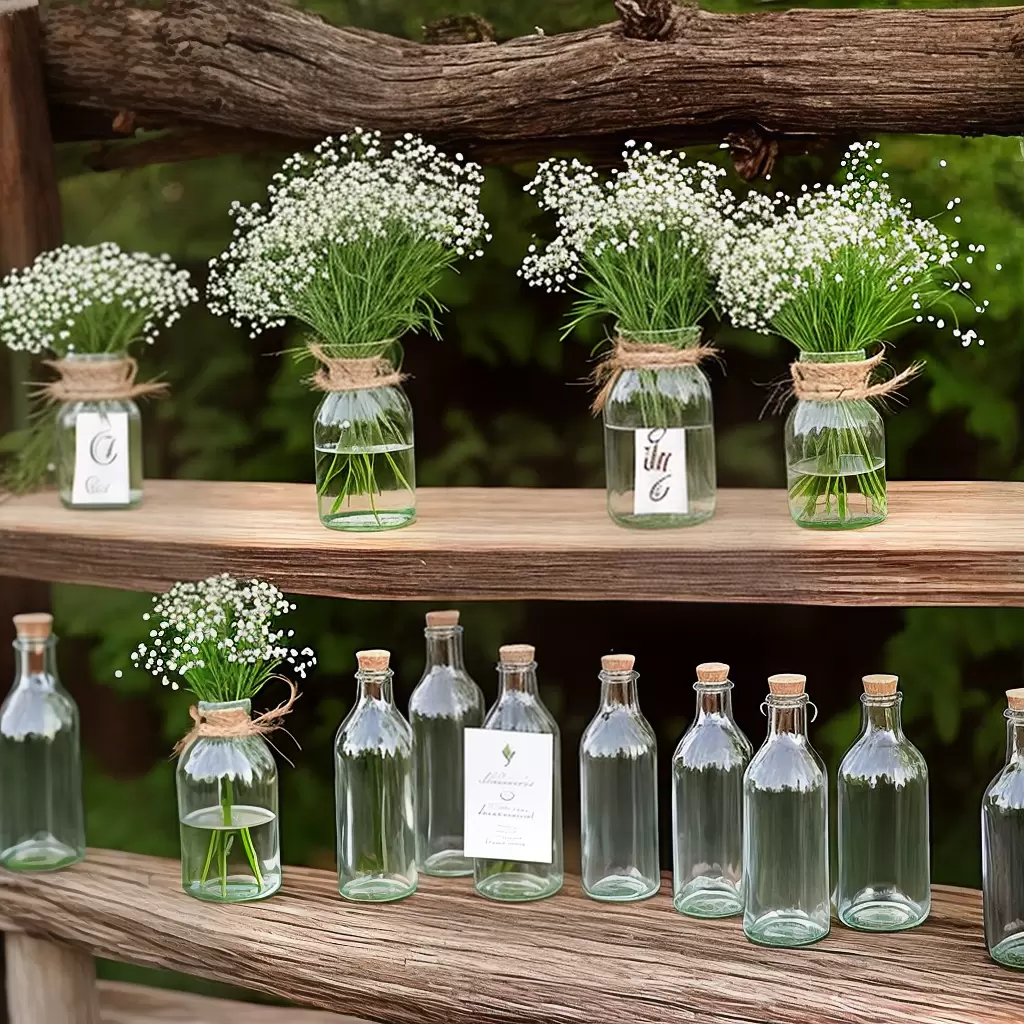 Dicas para criar uma decoração de casamento com garrafas de vidro