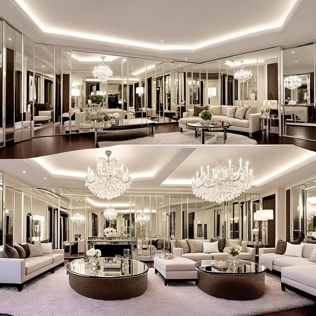 Decoração com espelhos: reflexos e estilo