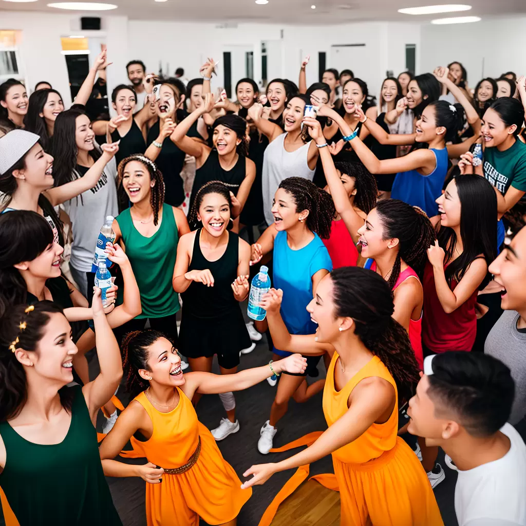 Fotos amigas no estudio de danca