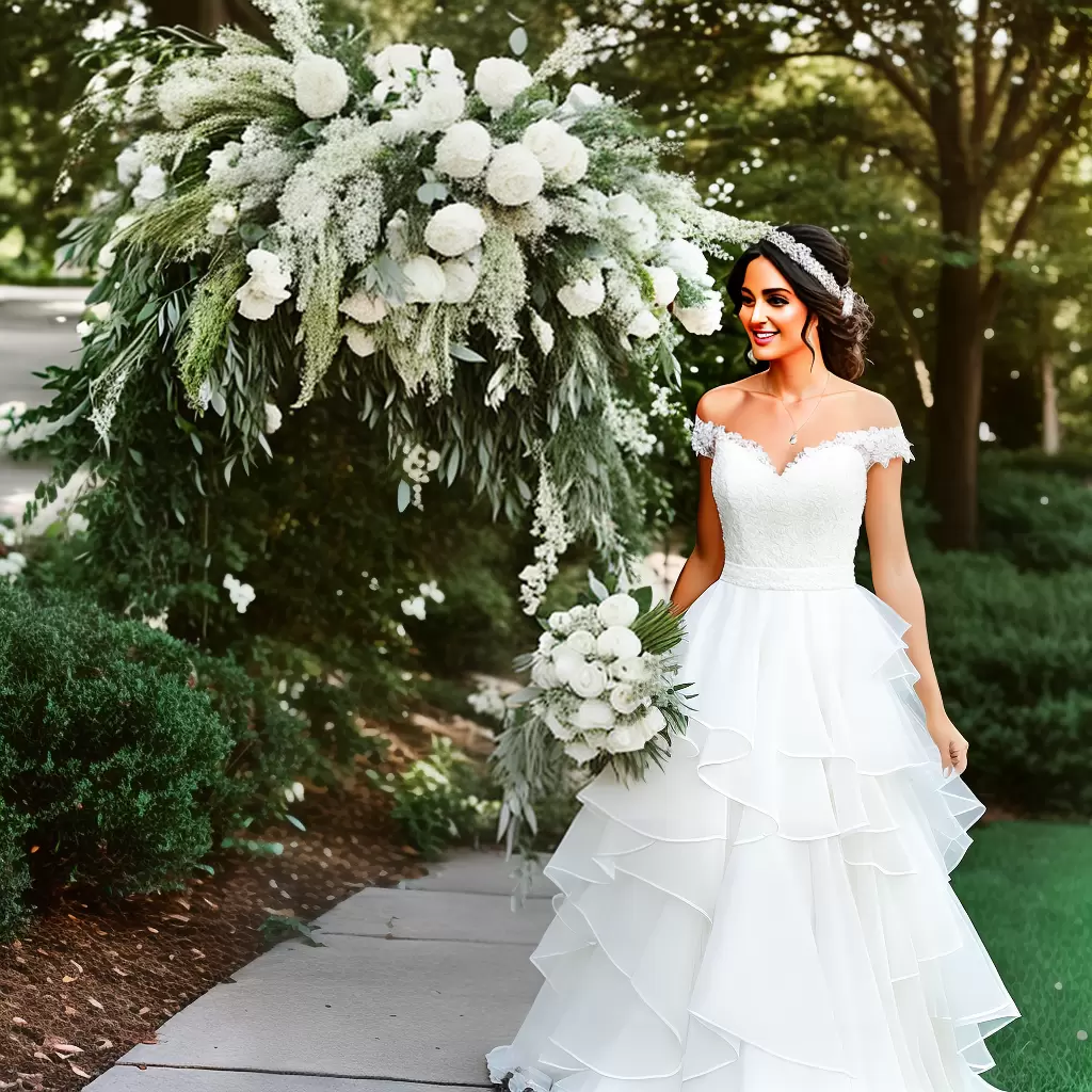 Fotos vestido casamento camadas rendas