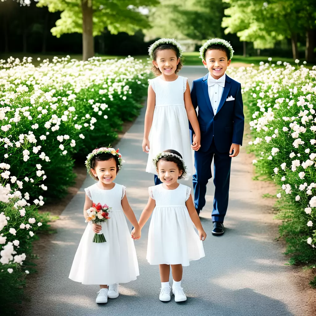 Fotos casamento menina menino sorriso roupa