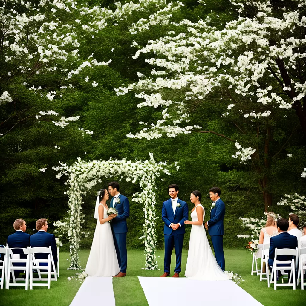 Fotos casamento simples noivos amor flor