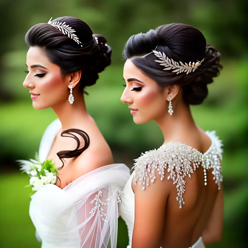 Fotos noiva penteado pluma elegancia
