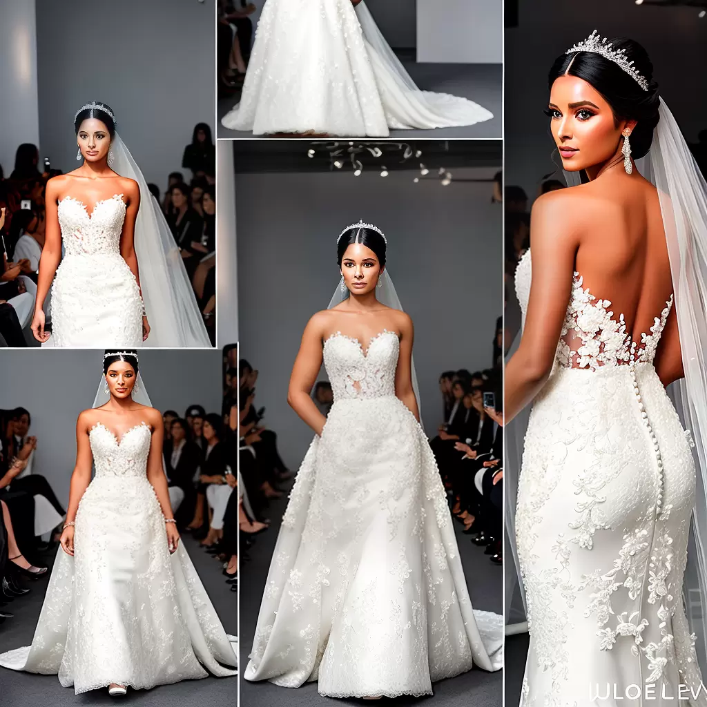 Fotos noiva chique cabelo floral vestido elegante