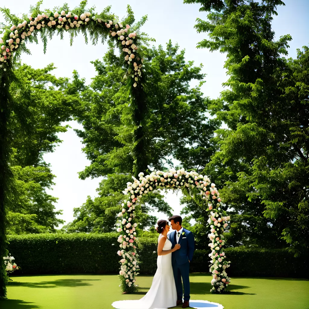 Fotos casamento no jardim vestido noiva azul noivo