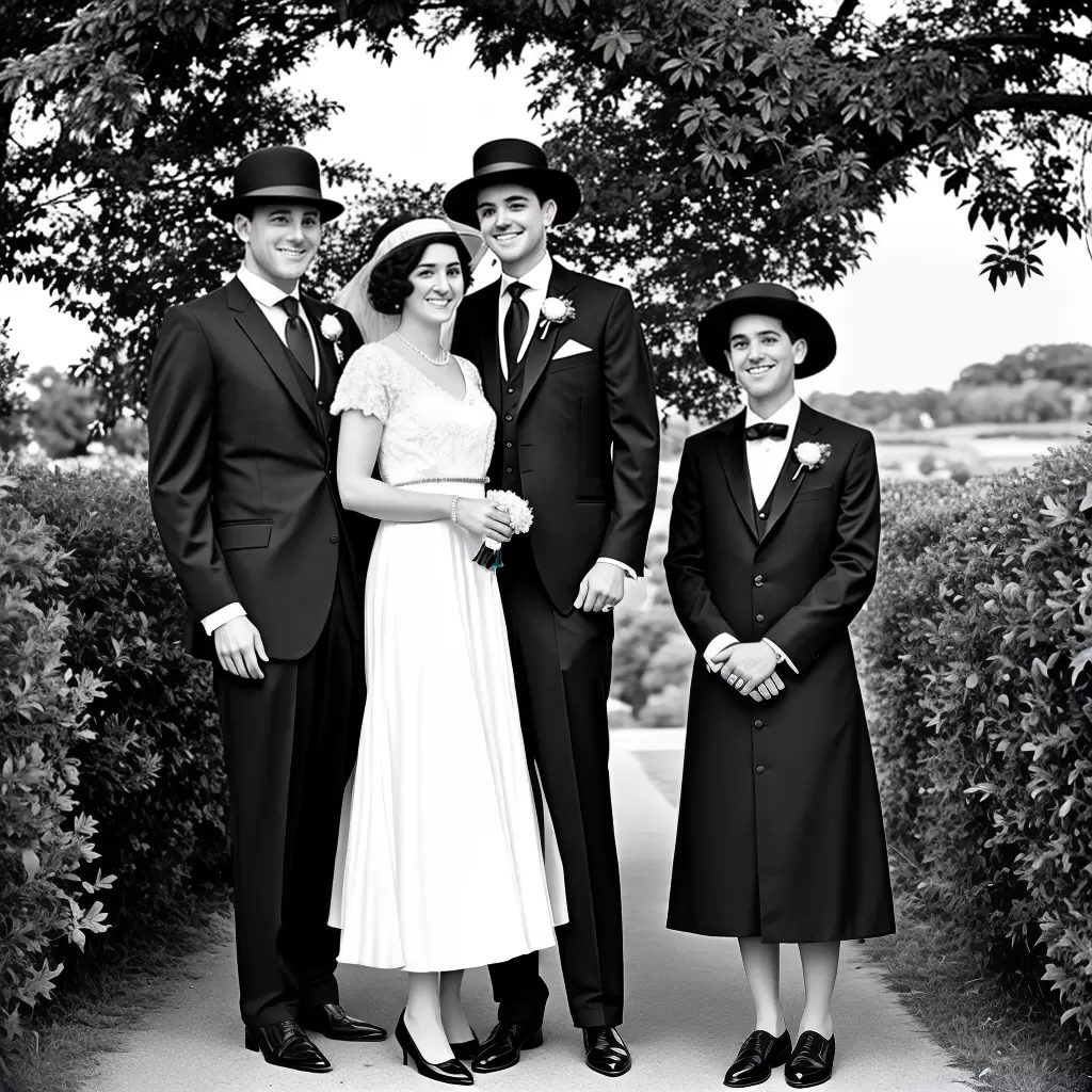Fotos casamento 1920 noivos sorriso amor
