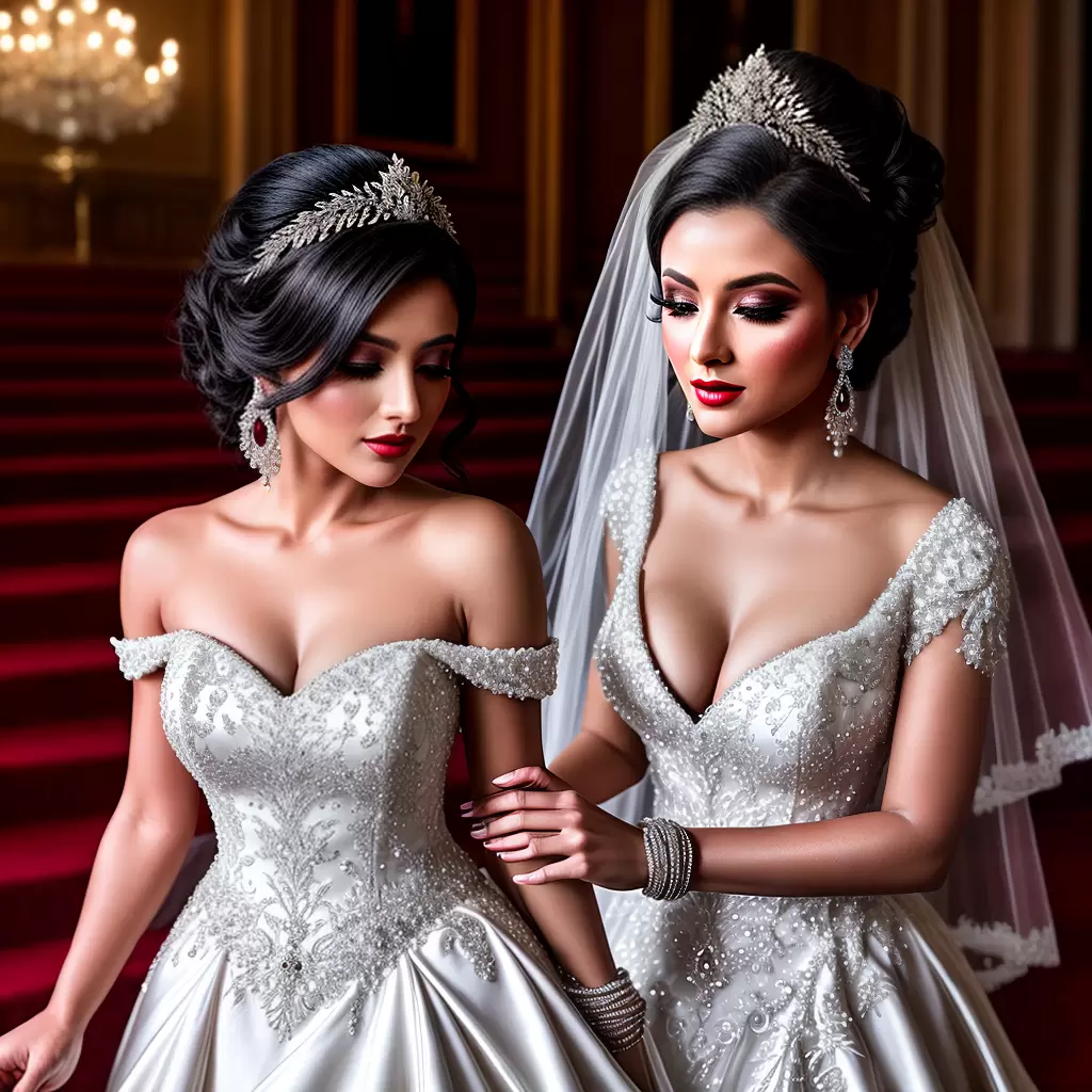 Fotos noiva vestido escada perolas diamantes