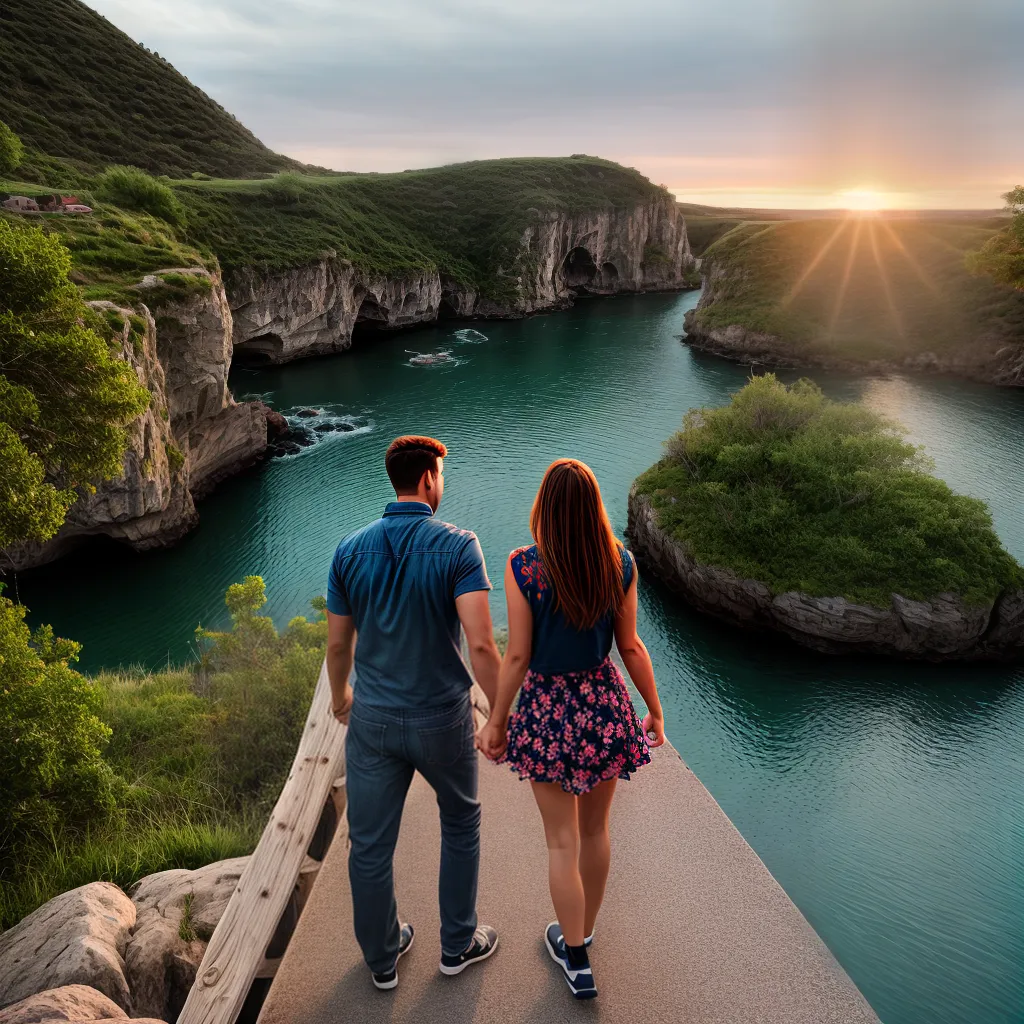 casal ponte por do sol dinheiro planejamento