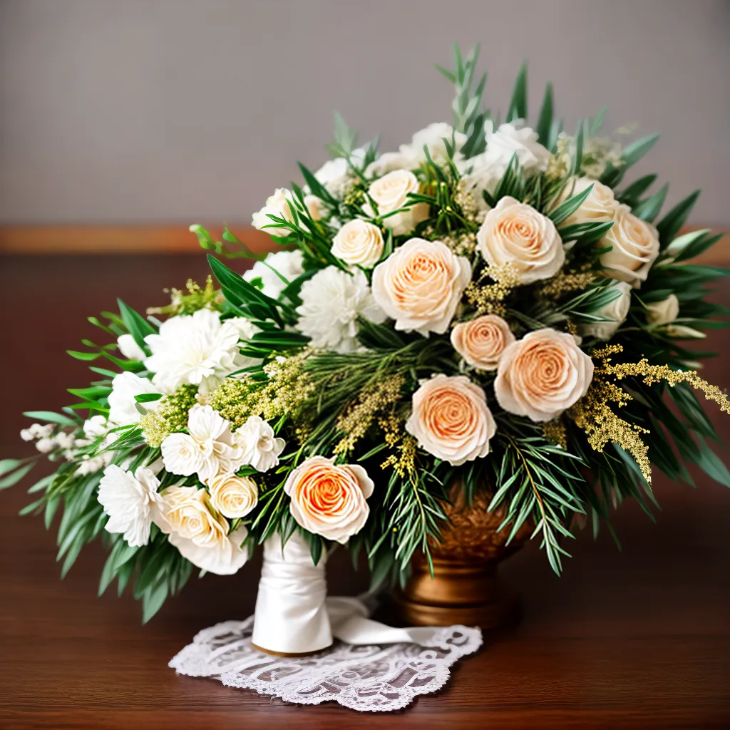 arranjo floral casamento cruz madeira