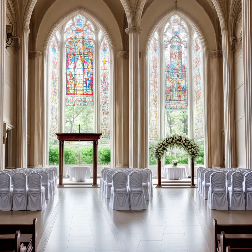 arco floral igreja decoracao casamento