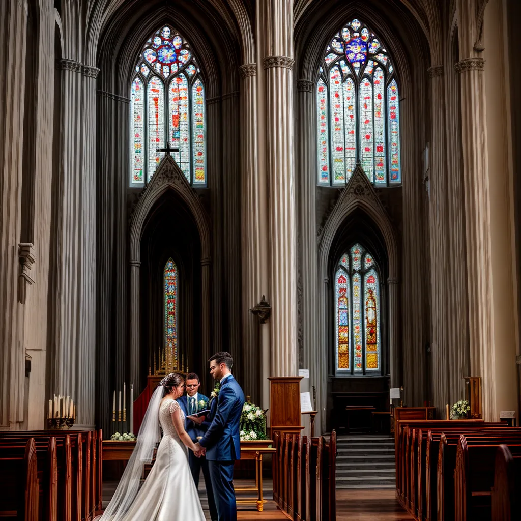 casamento cristao no altar biblia