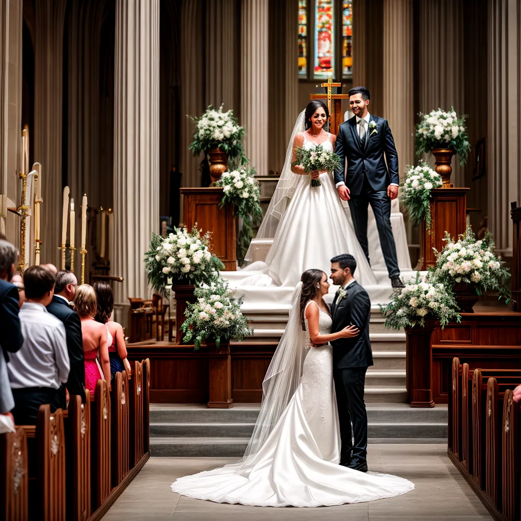 casamento igreja noiva noivo familia 1