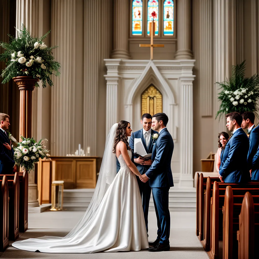 casamento no altar noiva noivo amor