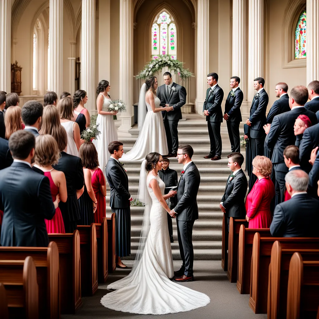 casamento cristao noiva noivo altar 2