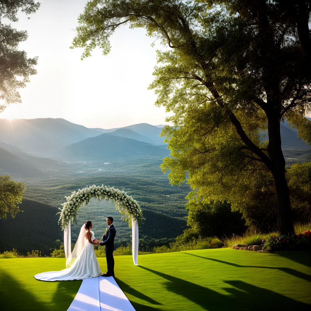 casamento ar livre montanhas noiva noivo