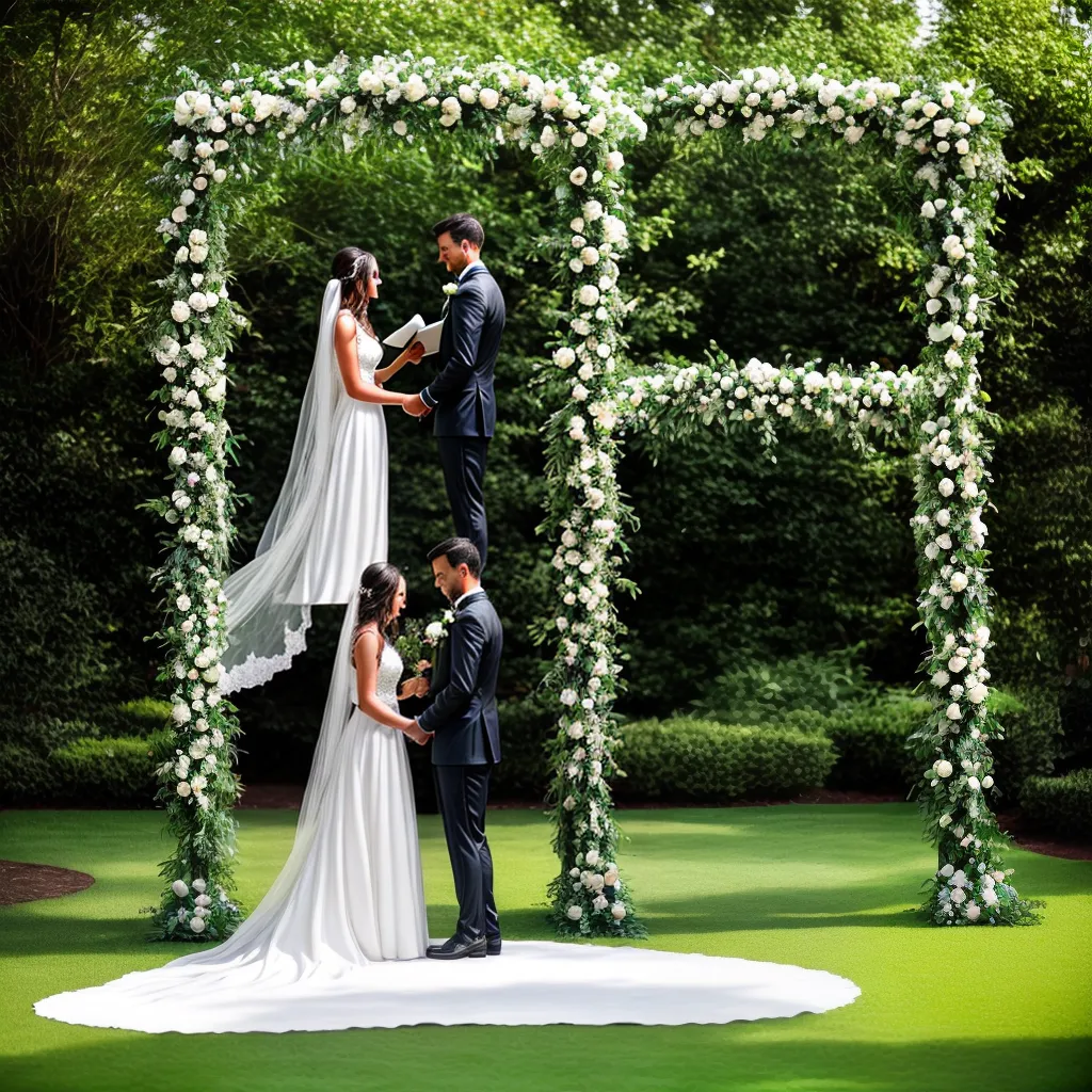 casamento ar livre jardim noiva noivo arco floral