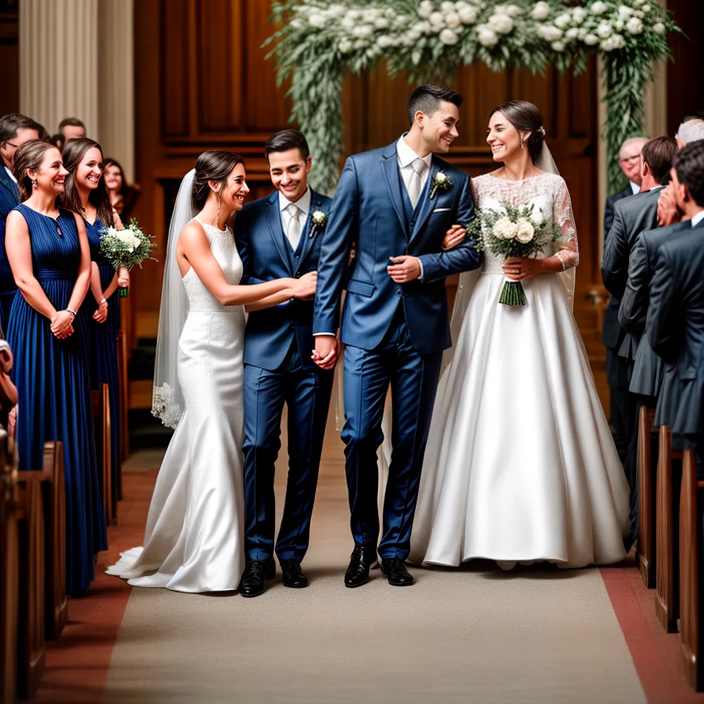 casamento cristao noiva noivo familia altar